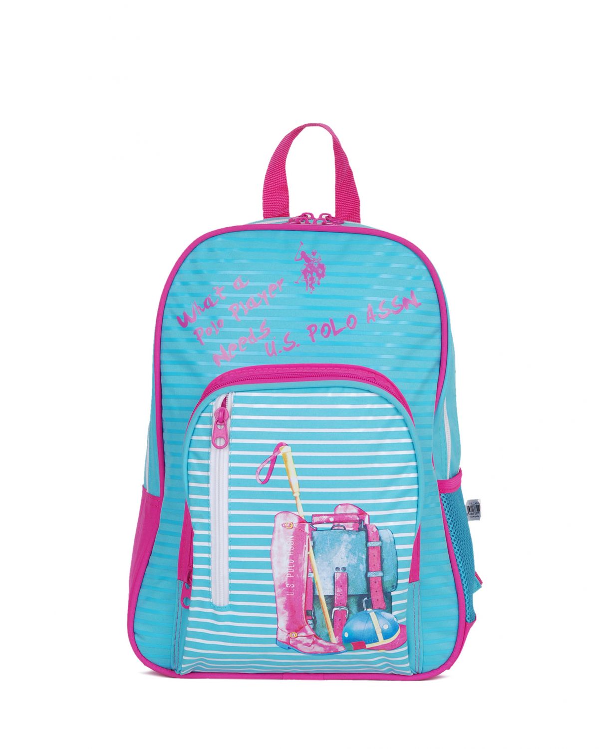 Products US POLO ASSN BACKPACK Baby blue and pink